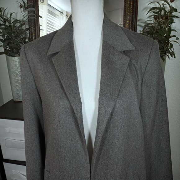 VALERIE STEVENS GRAY WOOL BLAZER SZ.8 EUC - Picture 2 of 7